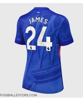 Günstige Chelsea Reece James #24 Heimtrikot Damen 2025-26 Kurzarm